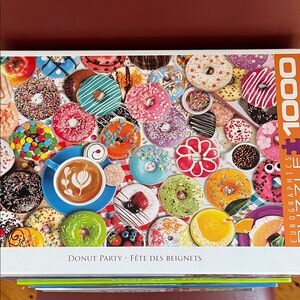Eurographics Donut Party 1000 Piece Puzzle